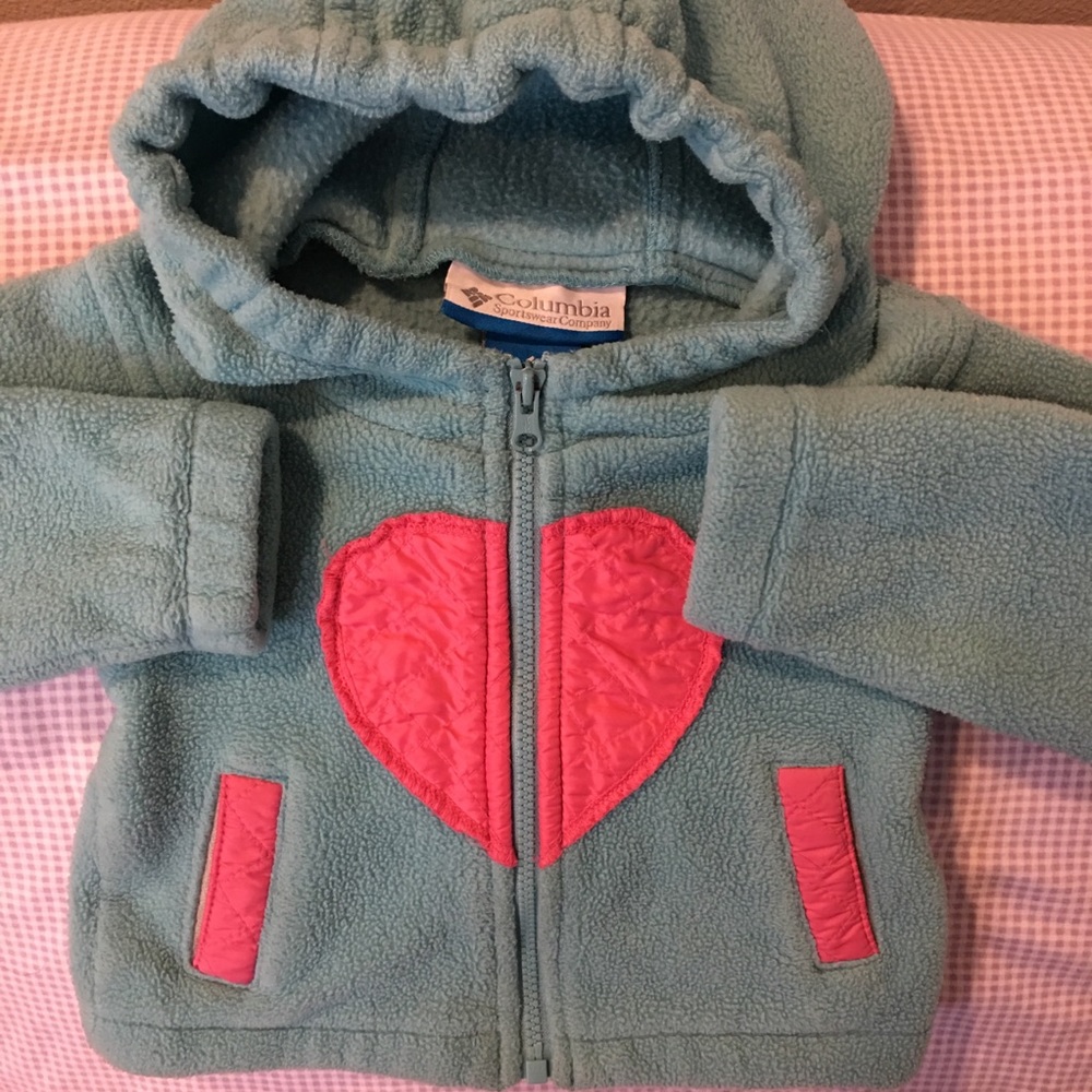 Columbia 12 Month fleece zip up